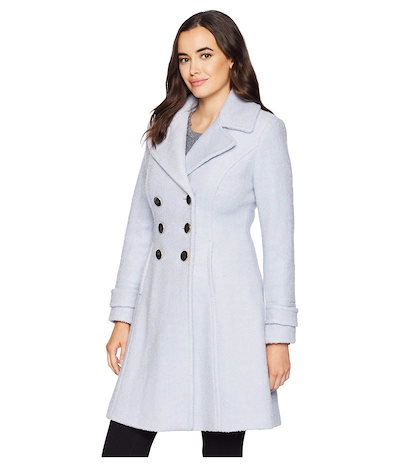 イヴァンカ・トランプ レディース コート アウター Double Breasted Button Boucle Wool Coat イヴァンカ・トランプ レディース コート アウター Double Breasted Button Boucle Wool Coat