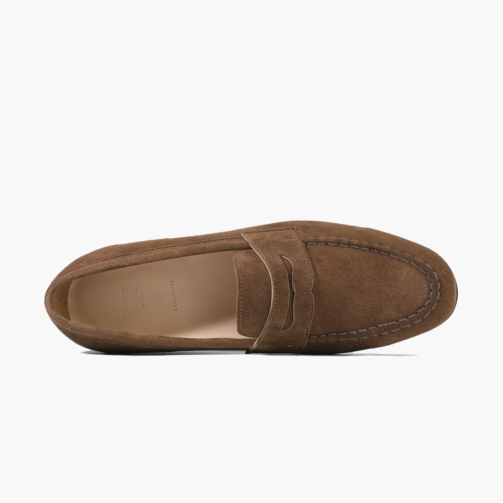 スエード ペニーローファーメンズ 本革 Uチップ ローファー メンズ 軽量 韓国ファッション靴 MB