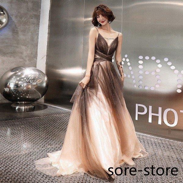 ロングドレス 演奏会用 パーティードレス 結婚式 ドレス ステージドレス 大人 ピアノ 発表会 コーラス 合唱衣装 マキシ丈 大きいサイズ 成人式