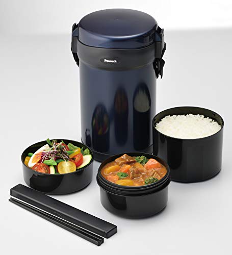 ピーコック ランチジャー 保温 ネイビー 約3杯 AWL-20 AK ピーコック ランチジャー 保温 ネイビー 約3杯 AWL-20 AK