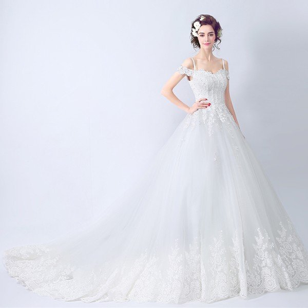 ウエディングドレス 安い 二次会 ウェディングドレス 結婚式 プリンセスライン エンパイア 花嫁 披露宴 ロングドレス ブライダル 白 姫系