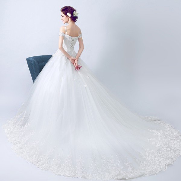 ウエディングドレス 安い 二次会 ウェディングドレス 結婚式 プリンセスライン エンパイア 花嫁 披露宴 ロングドレス ブライダル 白 姫系