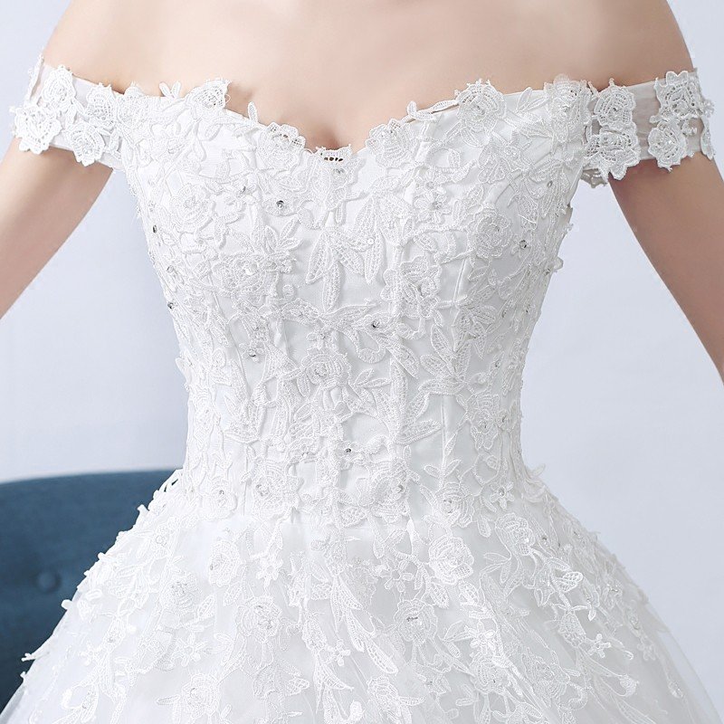 ウエディングドレス 安い 二次会 ウェディングドレス 結婚式 プリンセスライン エンパイア 花嫁 披露宴 ロングドレス ブライダル 白 姫系