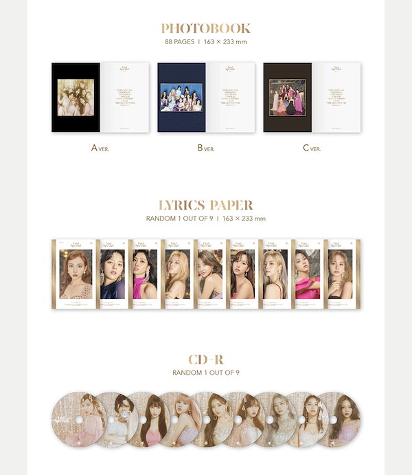 Qoo10] 送料無料 / 3種セット / TWICE