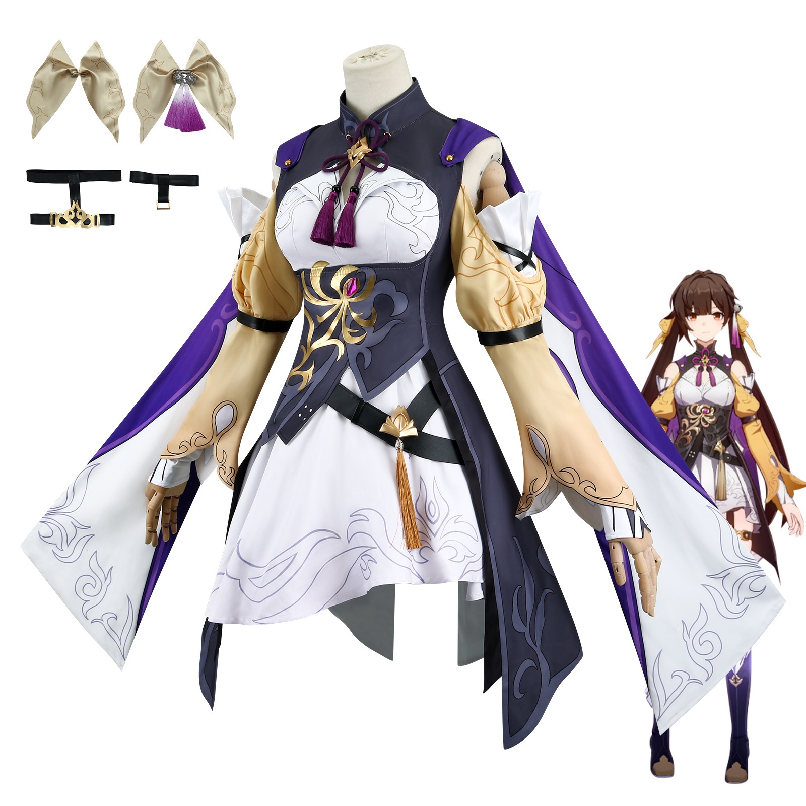 崩壊星穹鉄道cos服桂乃芬李大枕素裳コスプレゲームアニメコスプレ服