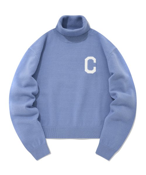 ウーマン クロップ C ロゴ タートルネック ニット CO2204KT76 ウーマン クロップ C ロゴ タートルネック ニット CO2204KT76