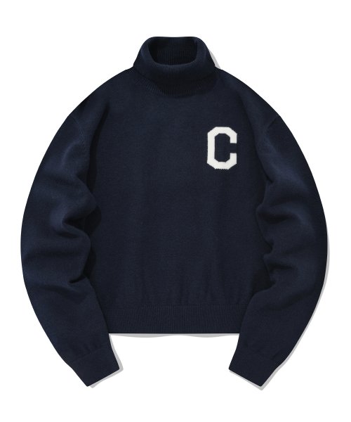 ウーマン クロップ C ロゴ タートルネック ニット CO2204KT76 ウーマン クロップ C ロゴ タートルネック ニット CO2204KT76