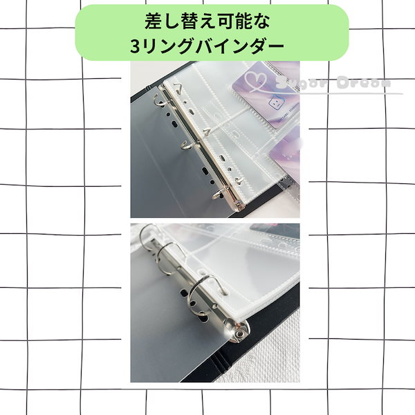 Qoo10] バインダー 大量 7ポケット 8ポケット