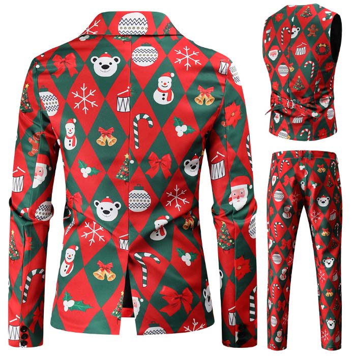 【2025限定SALE】クリスマス衣装 メンズ クリスマススーツ サンタコスプレ スーツ 男性用 メンズ サンタクロース クリスマス サンタ コスチューム クリスマスコスプレ 仮装 衣装 サンタコス