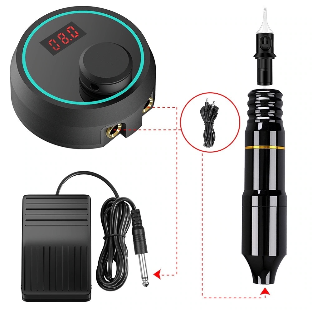 タトゥーペンキット ペン型タト ゥーマシンタトゥーセット プロのカートリッジタトゥーマシンペンロータリーセッ 刺青マシン一式 タトゥーペンキット ペン型タト ゥーマシンタトゥーセット プロのカートリッジタトゥーマシンペンロータリーセッ 刺青マシン一式