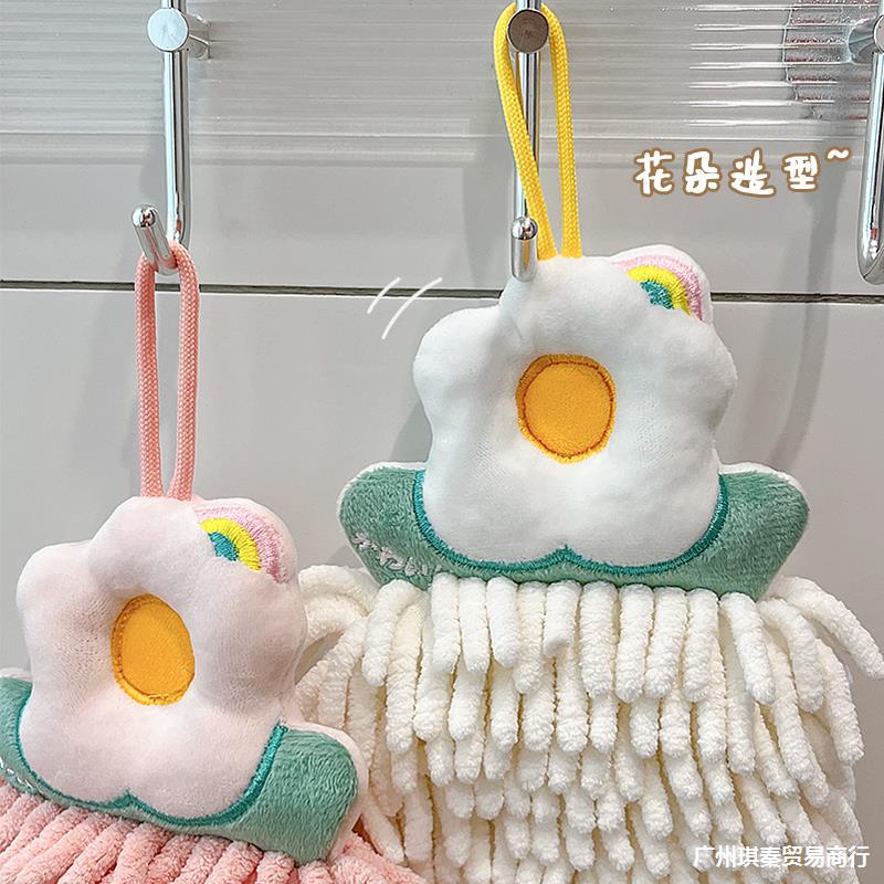 シェニール織のハンドタオル掛け吸収性増粘バスルームキッチンタオル子供用手洗いかわいいラグ シェニール織のハンドタオル掛け吸収性増粘バスルームキッチンタオル子供用手洗いかわいいラグ