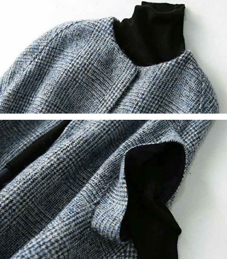 ウール コート レディース 冬 きれいめ ポンチョコート マント ケープ ポンチョ ケープコート チュニック 防寒 体型カバー 暖かい ウールコート ボリューム ノーカラーコート チェック柄 アウター