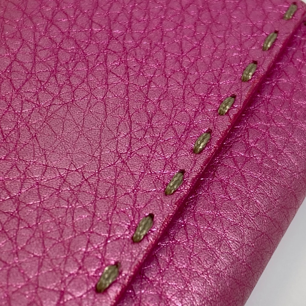 キーケース セレリア キーリング レザー メタルピンク系