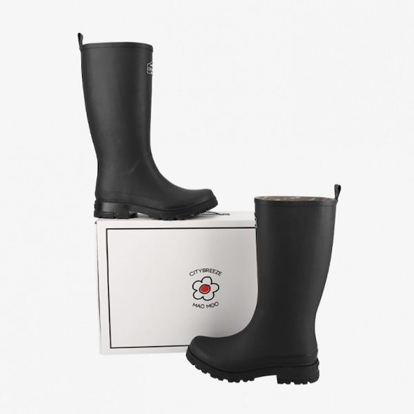 ●citybreeze● シティー ロング レイン ブーツ_BLACK Qoo10 CITY BREEZE シティブリーズシティロングレイン ロング