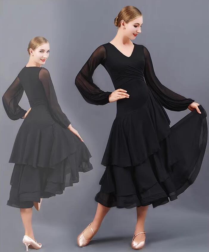 【早い者勝ちタイムセール】大人気 社交ダンス衣装 社交ダンスドレス レディースステージ衣装 競技用ドレス 演出用 袖ありレースワンピース 大きいサイズ ダンス衣装/マキシ丈ワンピース S/M/L/XL 【早い者勝ちタイムセール】大人気 社交ダンス衣装 社交ダンスドレス レディースステージ衣装 競技用ドレス 演出用 袖ありレースワンピース 大きいサイズ ダンス衣装/マキシ丈ワンピース S/M/L/XL