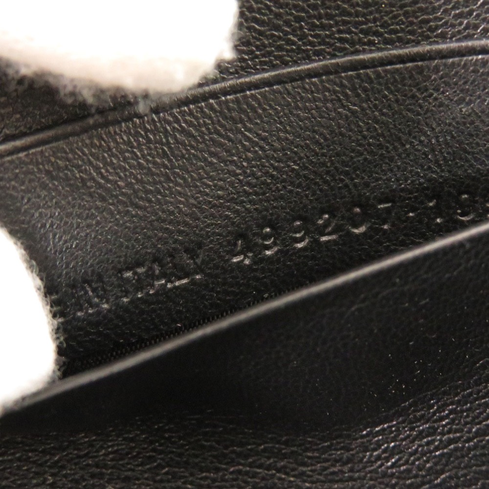 新品同様 499207 長財布 レザー ブラック 0679【中古】 レディース