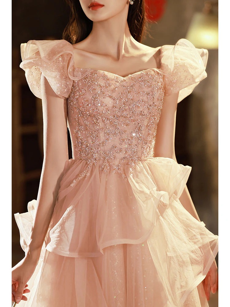 ドレス フレンチイブニングドレスハイエンド軽贅沢ワンピース ドレス フレンチイブニングドレスハイエンド軽贅沢ワンピース