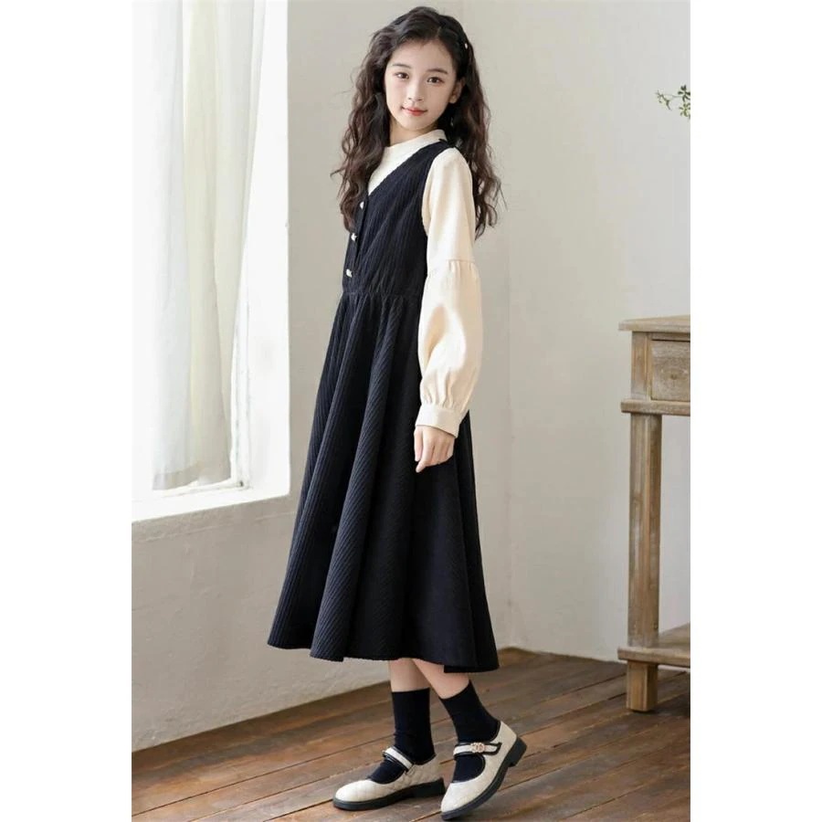 ラケット陸上格闘技ダンス春秋 無地 子供服 発表会 女の子 韓国 子供服 卒園 【制服標準装備】ワンピース 黒 入学式 外出 長袖 きれいめ 茶色 ブラック シンプル 長袖 ロング丈 卒業式 ラケット陸上格闘技ダンス春秋 無地 子供服 発表会 女の子 韓国 子供服 卒園 【制服標準装備】ワンピース 黒 入学式 外出 長袖 きれいめ 茶色 ブラック シンプル 長袖 ロング丈 卒業式
