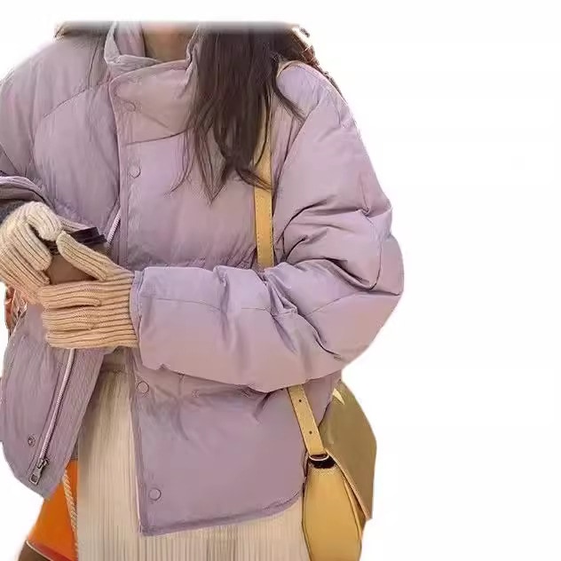 ダウンジャケット女性用ハイエンド女性冬コート白アヒルの毛の短い女性用パン着