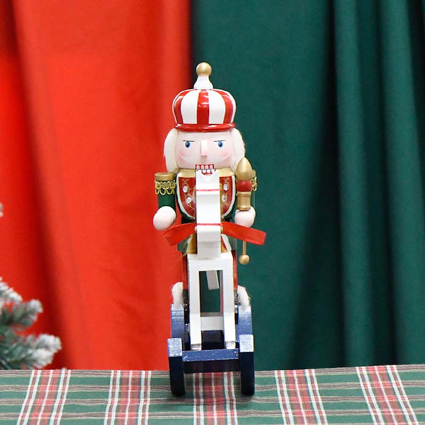 Qoo10] くるみ割り人形 手作り 木馬 おもちゃ