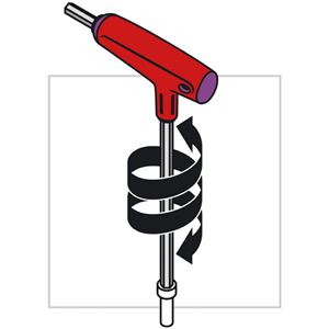 PB SWISS TOOLS 1207-10-200 クロスハンドルロング六角棒レンチ