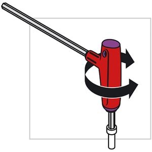 PB SWISS TOOLS 1207-10-200 クロスハンドルロング六角棒レンチ
