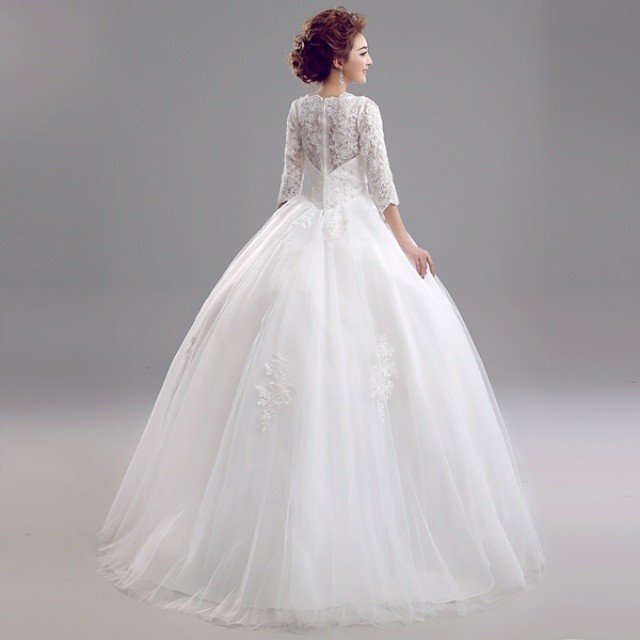 ウェディングドレス ホワ... : レディース服 結婚式 二次会 定番新作