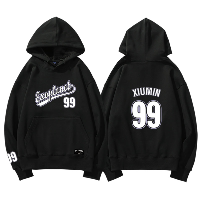 Exo アルバム Creamsoda ダンス練習室スウェットシャツ プルオーバーパーカー Exo アルバム Creamsoda ダンス練習室スウェットシャツ プルオーバーパーカー