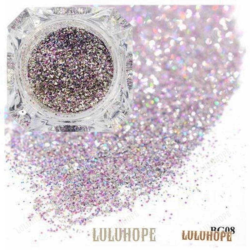 【10点セット】ギャラクシーグリッター ネイル セルフネイル ジェル ジェルネイル 箔 銀箔 微粒子 アートパーツ グリッター ラメ ネイルナゲット ネイルアート パウダー