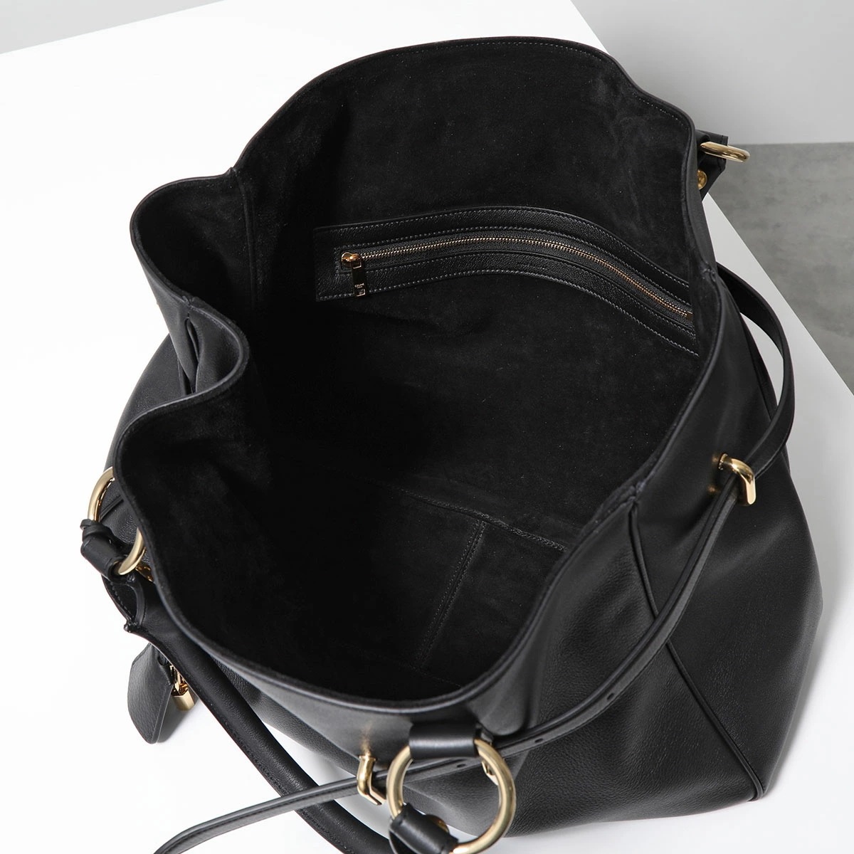 CELINE セリーヌ ハンドバッグ ANITA アニタ 113533FC6.38NO レディース ミディアム レザー パドロック 鞄 ブラック