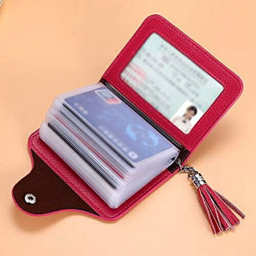 【20%OFFクーポン】カードケース レディース クレジットカードケース 本革 大容量 薄型 磁気防止 タッセル レザー かわいい おしゃれ ピンク 【20%OFFクーポン】カードケース レディース クレジットカードケース 本革 大容量 薄型 磁気防止 タッセル レザー かわいい おしゃれ ピンク