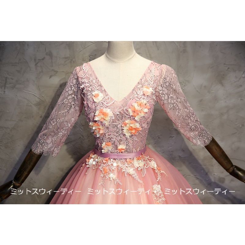 カラードレス 安い 演奏会 結婚式 花嫁 ウエディングドレス 披露宴 イブニングドレス 二次会 発表
