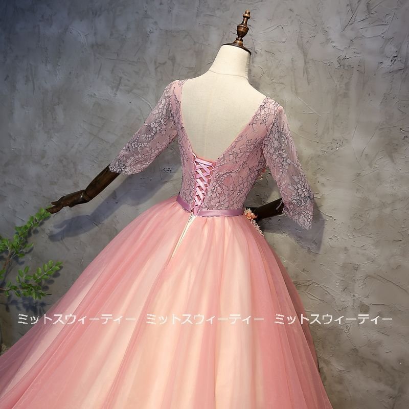 カラードレス 安い 演奏会 結婚式 花嫁 ウエディングドレス 披露宴 イブニングドレス 二次会 発表