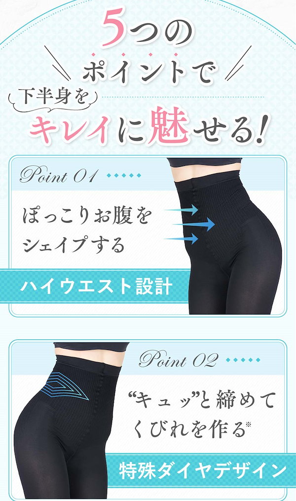 Qoo10] グラマラスパッツ 【ひんやりガードル】 3着セット ベージ