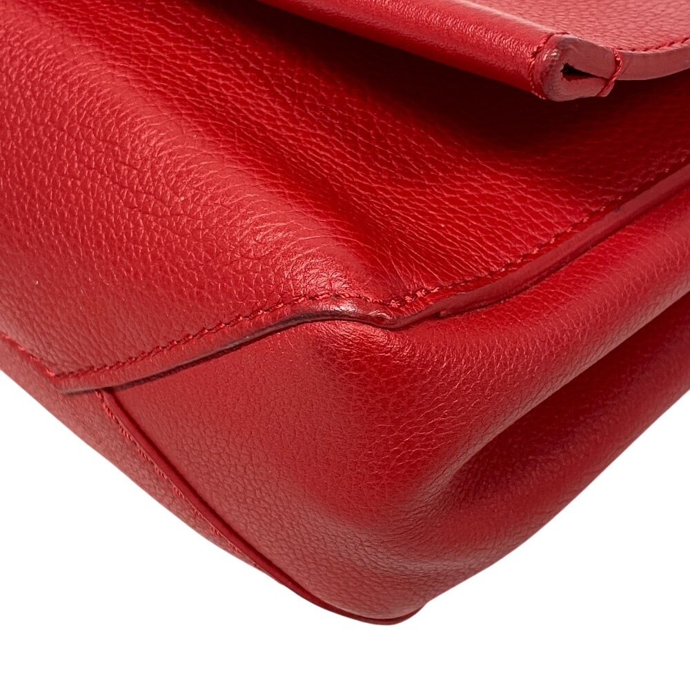 M51202 ロックミー2BB LVロゴ レザー ショルダーバッグ レッド レディース ブランド