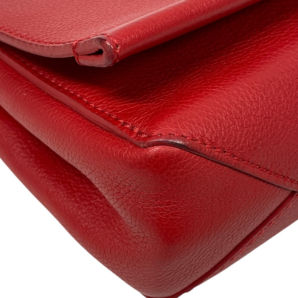 M51202 ロックミー2BB LVロゴ レザー ショルダーバッグ レッド レディース ブランド