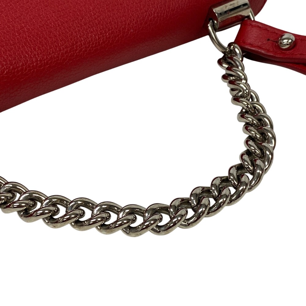 M51202 ロックミー2BB LVロゴ レザー ショルダーバッグ レッド レディース ブランド