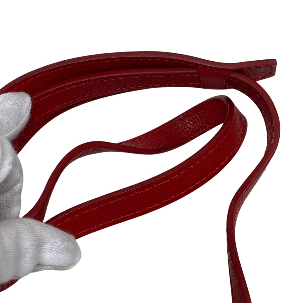 M51202 ロックミー2BB LVロゴ レザー ショルダーバッグ レッド レディース ブランド