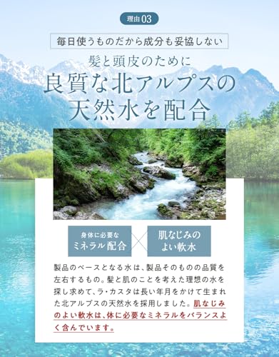 La CASTA ラ・カスタ トリートメント 600g 詰め替え用 頭皮のにおい フレッシュ [ヘアマスク82 ] 日本製 天然アロマ