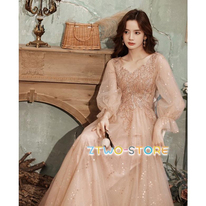 ワンピースドレスドレス花嫁 シアー袖 大きいサイズ 袖あり カラードレス 長袖 結婚式 ドレス 3L ウエディング ウェディングドレス キラキラ ロングドレス 4L 韓国 二次会 ワンピースドレスドレス花嫁 シアー袖 大きいサイズ 袖あり カラードレス 長袖 結婚式 ドレス 3L ウエディング ウェディングドレス キラキラ ロングドレス 4L 韓国 二次会