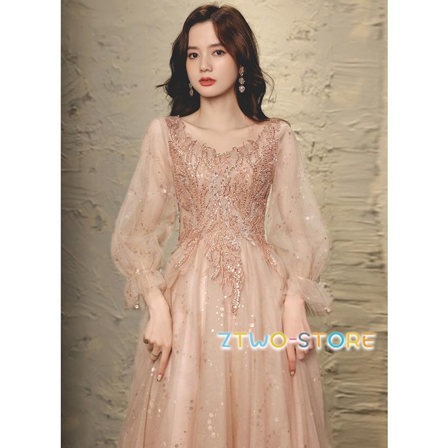 ワンピースドレスドレス花嫁 シアー袖 大きいサイズ 袖あり カラードレス 長袖 結婚式 ドレス 3L ウエディング ウェディングドレス キラキラ ロングドレス 4L 韓国 二次会 ワンピースドレスドレス花嫁 シアー袖 大きいサイズ 袖あり カラードレス 長袖 結婚式 ドレス 3L ウエディング ウェディングドレス キラキラ ロングドレス 4L 韓国 二次会