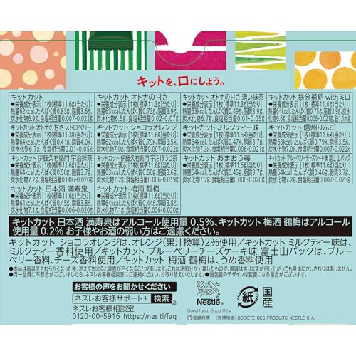 ネスレ キットカット ミニ バラエティパーティーボックス 70枚,チョコレート 時期によりセット内容に変更あり