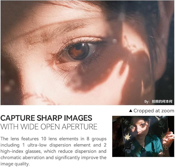 AF 56mm F1.8 APS-C レンズ Sony Eマウントカメラ用 大口径 瞳AF 画角28 Type-c アップグレードサポート EDエレメント