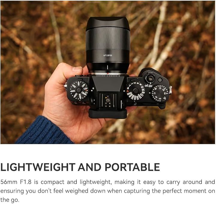 AF 56mm F1.8 APS-C レンズ Sony Eマウントカメラ用 大口径 瞳AF 画角28 Type-c アップグレードサポート EDエレメント