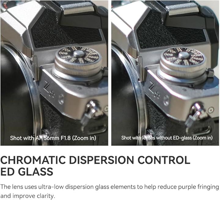 AF 56mm F1.8 APS-C レンズ Sony Eマウントカメラ用 大口径 瞳AF 画角28 Type-c アップグレードサポート EDエレメント