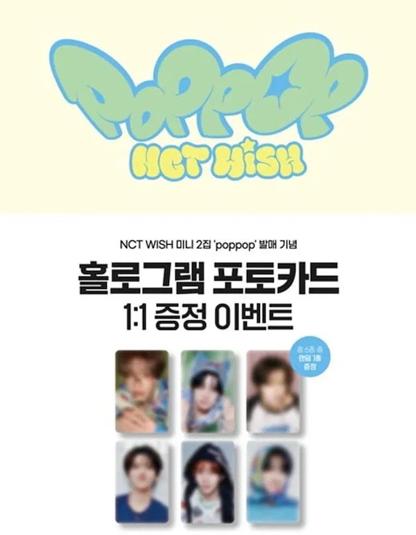 nct wish poppop 台湾 台北 imeサイン会 特典トレカ6枚セット