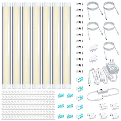 サイズ:6個 LEDバーライト スマート キッチンライト キャビネットライト(6個入り) 電球色 人 サイズ:6個 LEDバーライト スマート キッチンライト キャビネットライト(6個入り) 電球色 人