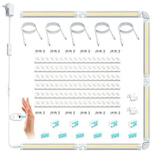 サイズ:6個 LEDバーライト スマート キッチンライト キャビネットライト(6個入り) 電球色 人 サイズ:6個 LEDバーライト スマート キッチンライト キャビネットライト(6個入り) 電球色 人