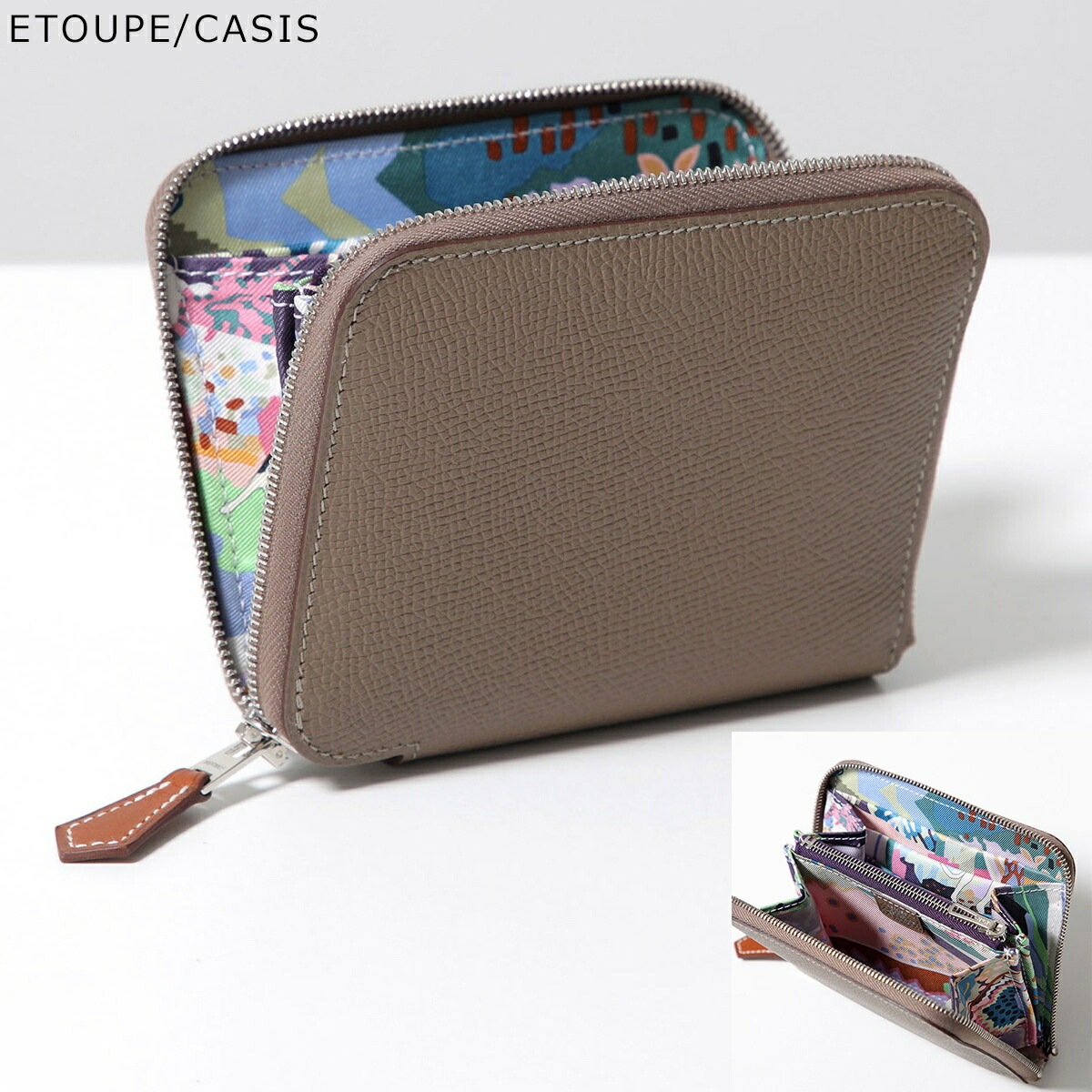 HERMES エルメス 二つ折り財布 アザップ シルクイン コンパクト AZAP SILKIN COMPACT エプソン H084266CK レザー ミニ財布 SV HERMES エルメス 二つ折り財布 アザップ シルクイン コンパクト AZAP SILKIN COMPACT エプソン H084266CK レザー ミニ財布 SV