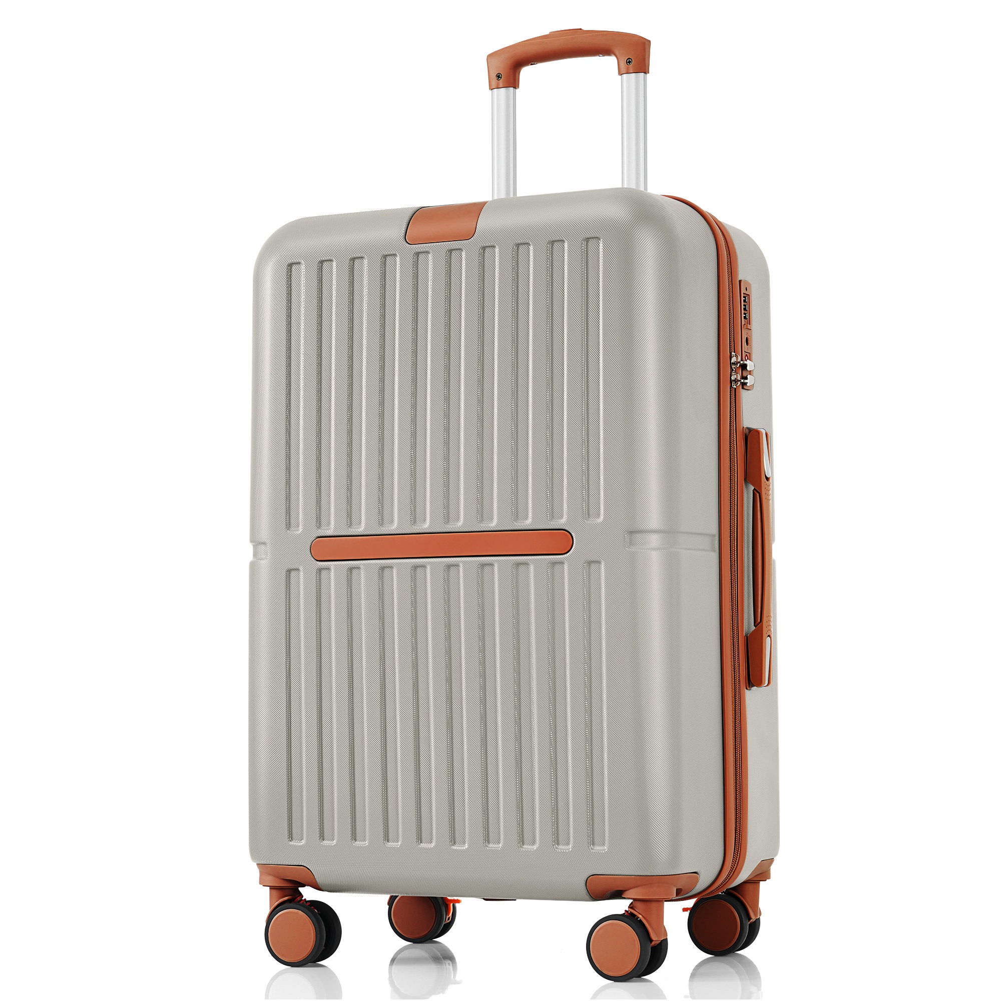 【国内即発送】スーツケース Lサイズ USBポート付き キャリーケース ストッパー付き カップホルダー付きフック式底足 7日~14日 大容量 超軽量 軽い おしゃれ49